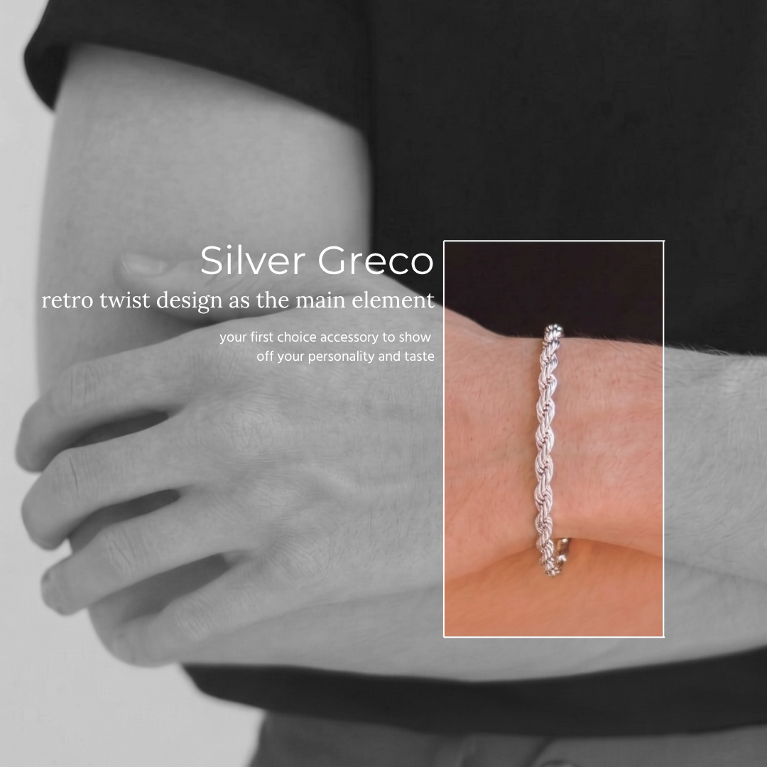 Silver Greco Bracelet